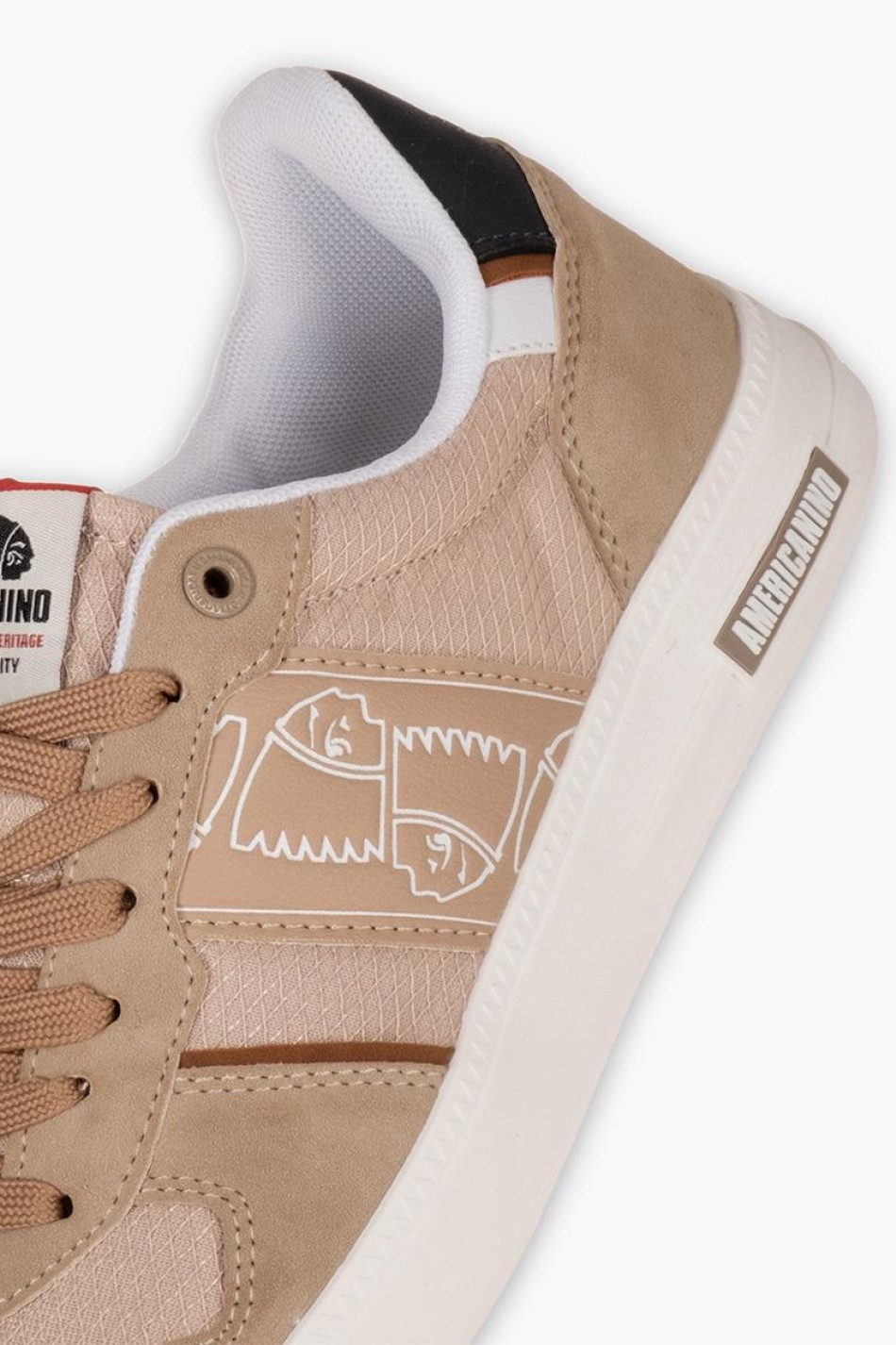 AMERICANINO Ανδρικό sneaker ΜΠΕΖ AMERICANINO Ανδρικό sneaker ΜΠΕΖ