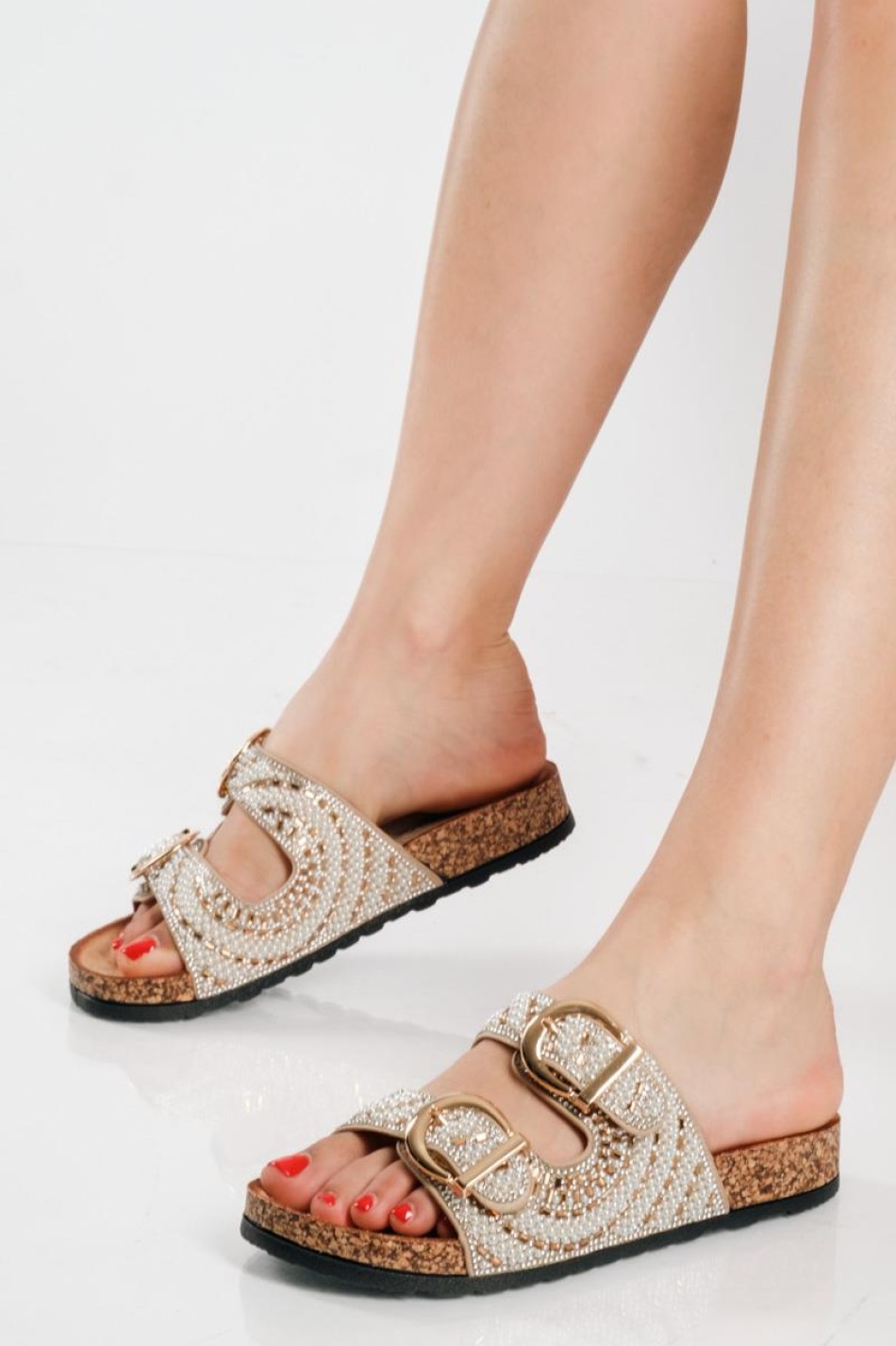Fussbett flatforms με δυο ιριδίζουσες φάσες ΧΡΥΣΟ