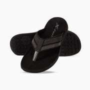 X-Feet Ανδρική σαγιονάρα με δίχαλο ΜΑΥΡΟ/ΓΚΡΙ X-Feet Ανδρική σαγιονάρα με δίχαλο ΜΑΥΡΟ/ΓΚΡΙ