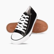 Sneakers πάνινα 330.9182(607)-F ΜΑΥΡΟ