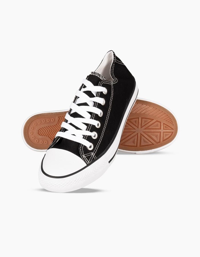 Sneakers πάνινα 330.9182(607)-F ΜΑΥΡΟ