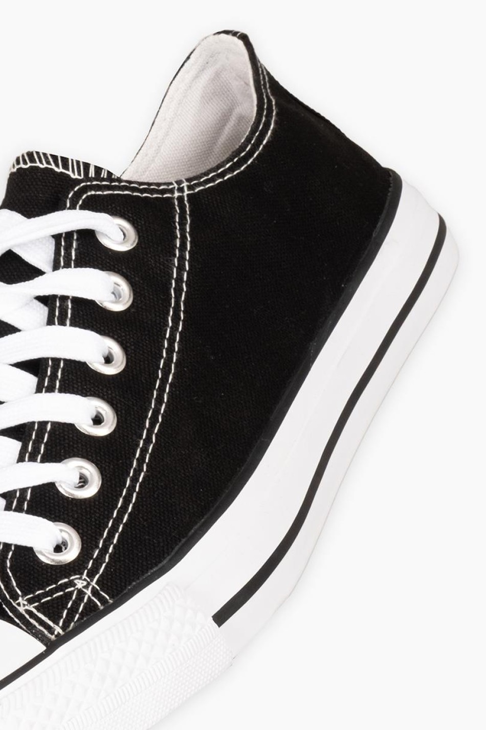 Sneakers πάνινα 330.9182(607)-F ΜΑΥΡΟ
