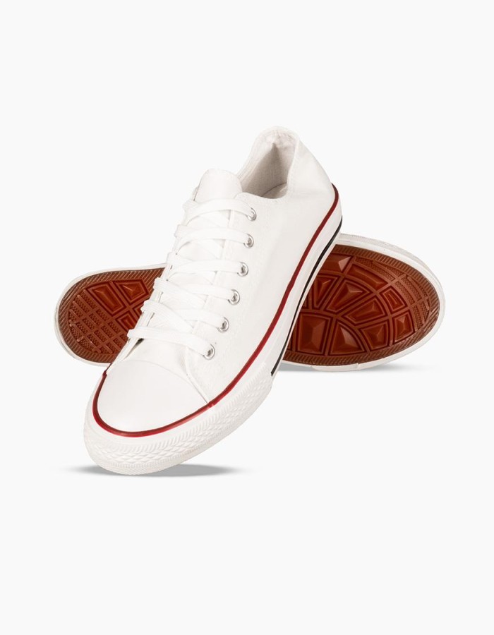 Sneakers πάνινα 330.9182(607)-F ΑΣΠΡΟ