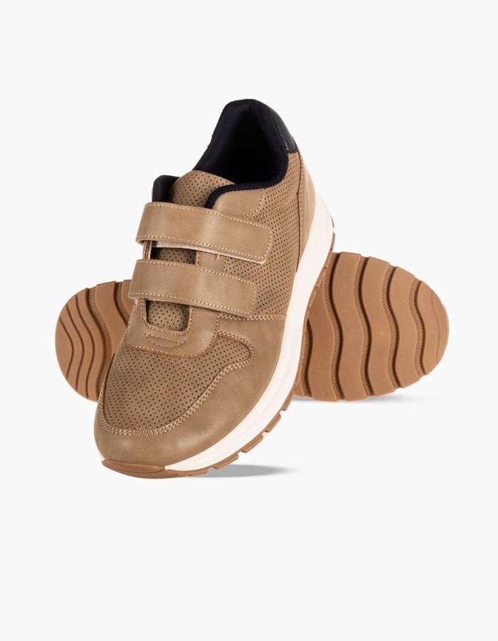 Jomix ανδρικό casual με velcro ΤΑΜΠΑ
