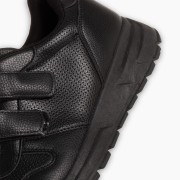 Jomix ανδρικό casual με velcro ΜΑΥΡΟ
