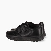Jomix ανδρικό casual με velcro ΜΑΥΡΟ