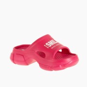 Γυναικείες σαγιονάρες με tracksole και τύπωμα ΦΟΥΞΙΑ Γυναικείες σαγιονάρες με tracksole και τύπωμα ΦΟΥΞΙΑ