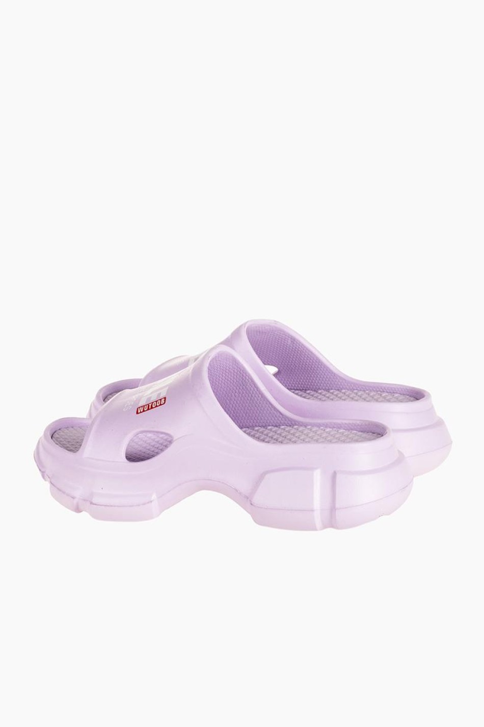 Γυναικείες σαγιονάρες με tracksole και τύπωμα ΜΩΒ Γυναικείες σαγιονάρες με tracksole και τύπωμα ΜΩΒ