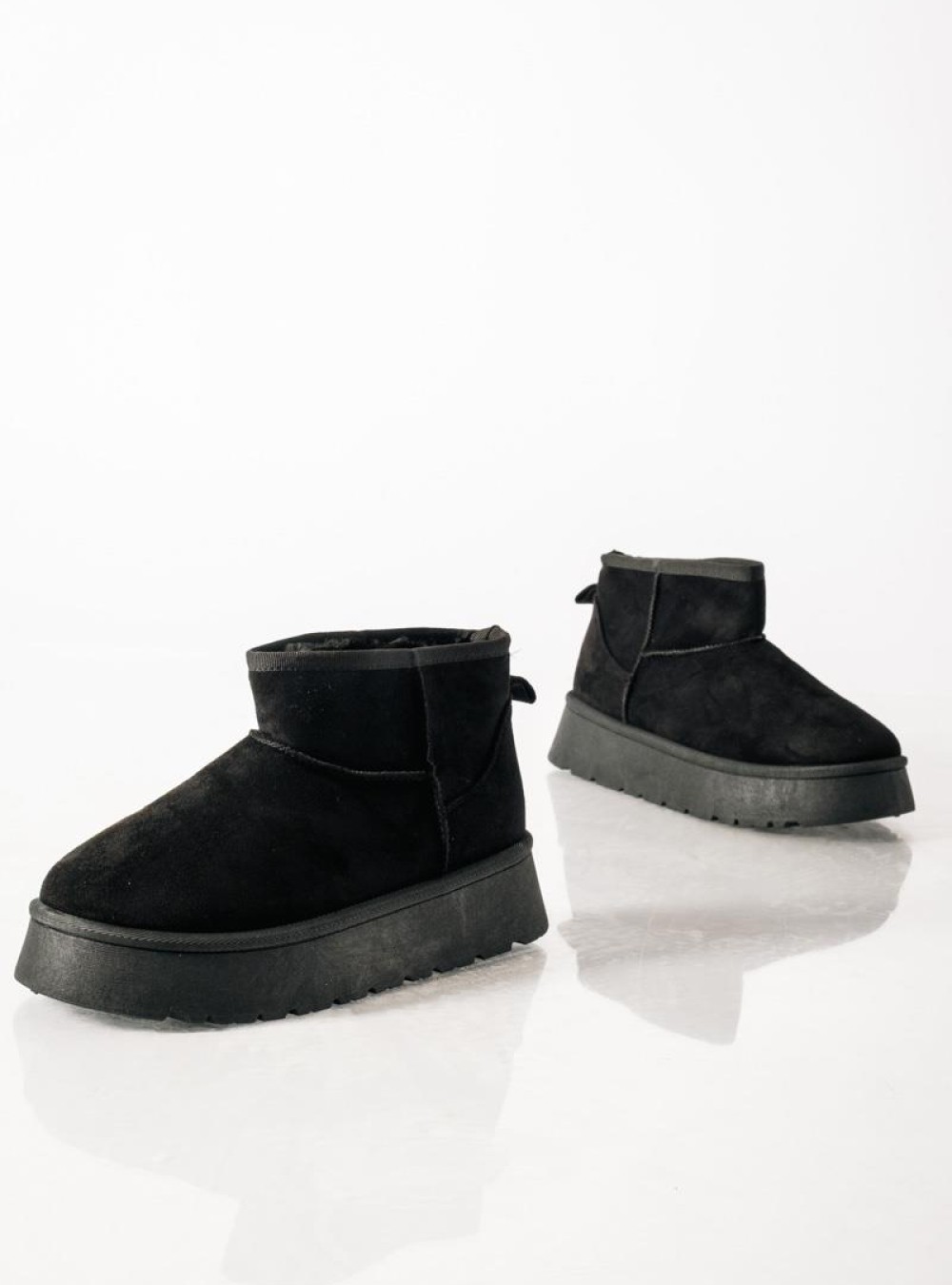 ZAK Γυναικεία μποτάκια suede με εσωτερική γούνα ΜΑΥΡΟ ZAK Γυναικεία μποτάκια suede με εσωτερική γούνα ΜΑΥΡΟ