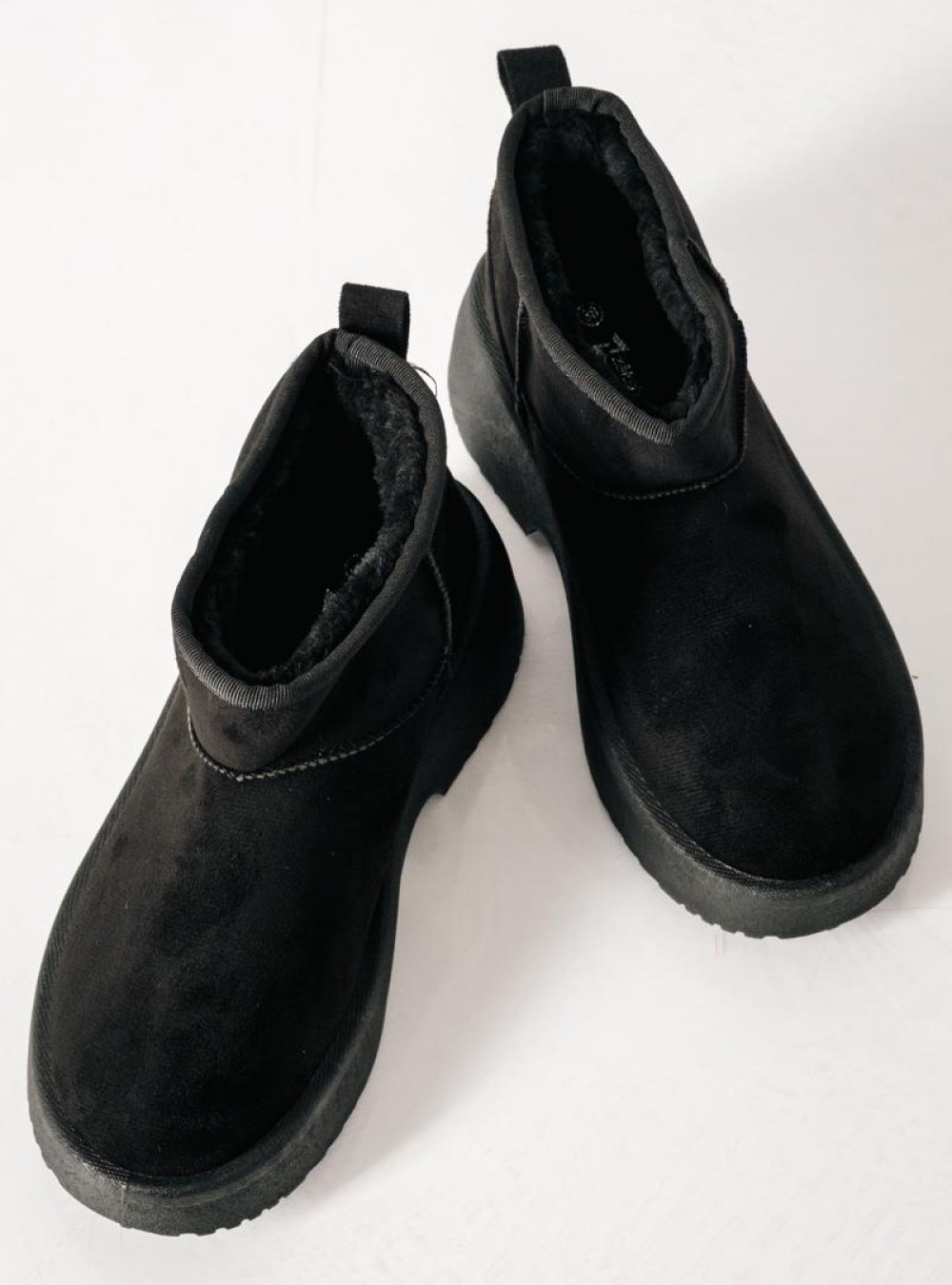 ZAK Γυναικεία μποτάκια suede με γούνα και chunky σόλα ΜΑΥΡΟ ZAK Γυναικεία μποτάκια suede με γούνα και chunky σόλα ΜΑΥΡΟ