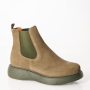 Ragazza suede δερμάτινα μποτάκια με ιδιαίτερη σόλα ΛΑΔΙ