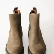 Ragazza suede δερμάτινα μποτάκια με ιδιαίτερη σόλα ΛΑΔΙ