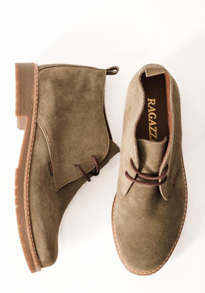 Ragazza suede δερμάτινα oxford μποτάκια ΛΑΔΙ