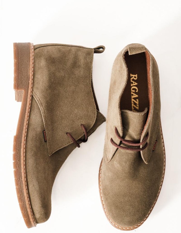 Ragazza suede δερμάτινα oxford μποτάκια ΛΑΔΙ