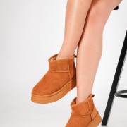 ZAK Γυναικεία μποτάκια suede με εσωτερική γούνα ΤΑΜΠΑ ZAK Γυναικεία μποτάκια suede με εσωτερική γούνα ΤΑΜΠΑ