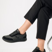 JOMA γυναικεία sneakers με πάτο MEMORY FOAM ΜΑΥΡΟ