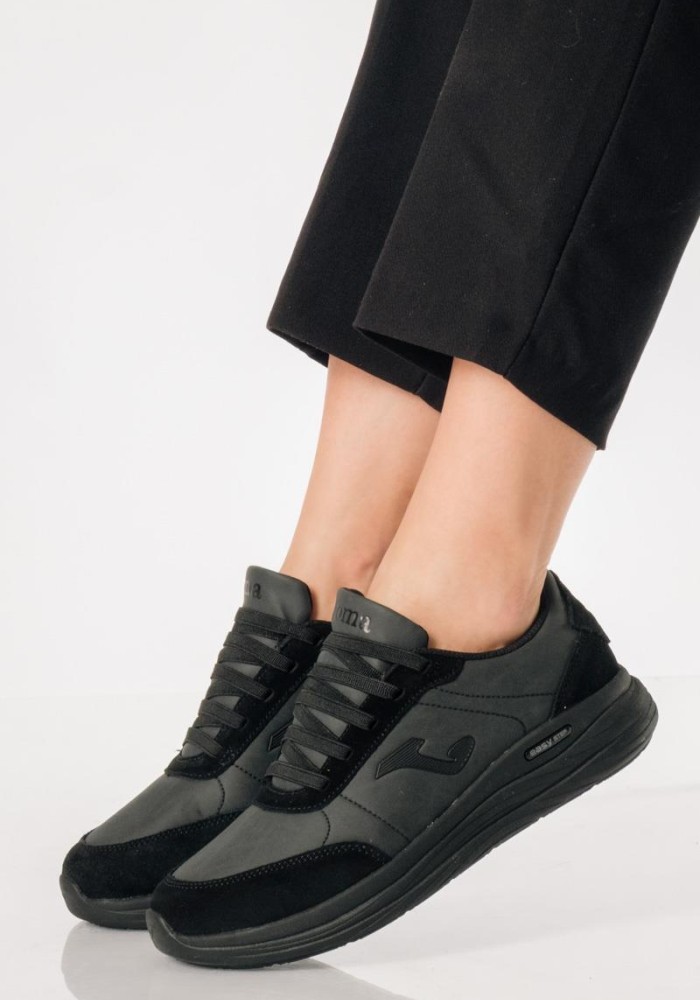 JOMA γυναικεία sneakers με πάτο MEMORY FOAM ΜΑΥΡΟ