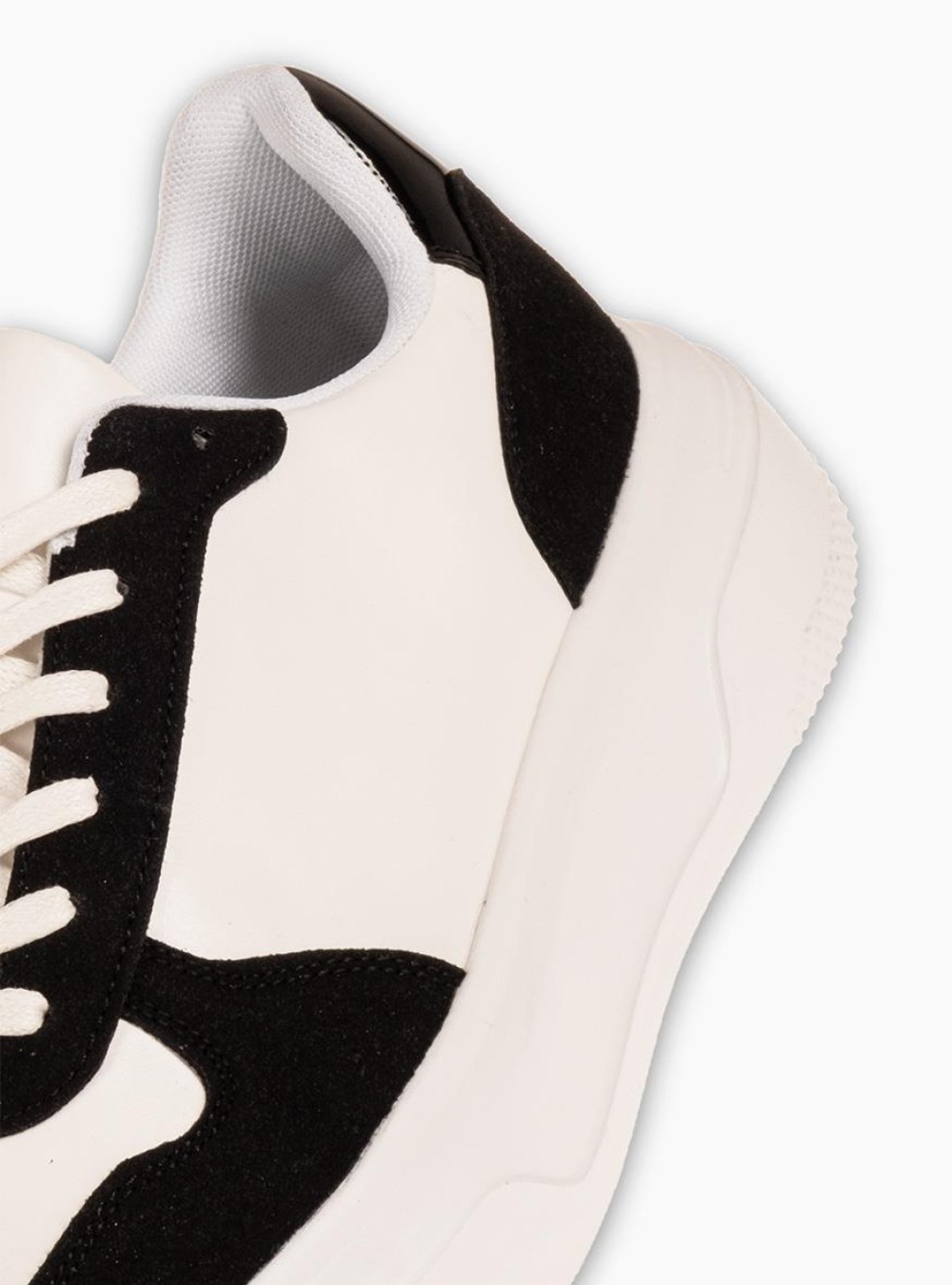 ZAK Ανδρικά sneakers με έντονη αντίθεση χρωμάτων ΑΣΠΡΟ/ΜΑΥΡΟ ZAK Ανδρικά sneakers με έντονη αντίθεση χρωμάτων ΑΣΠΡΟ/ΜΑΥΡΟ