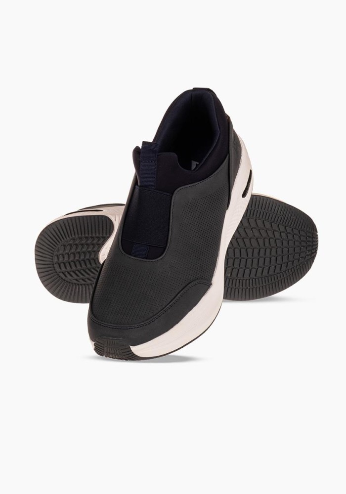 ZAK ανδρικό slip-on sneaker με εύκολη εφαρμογή χωρίς κορδόνια ΜΠΛΕ