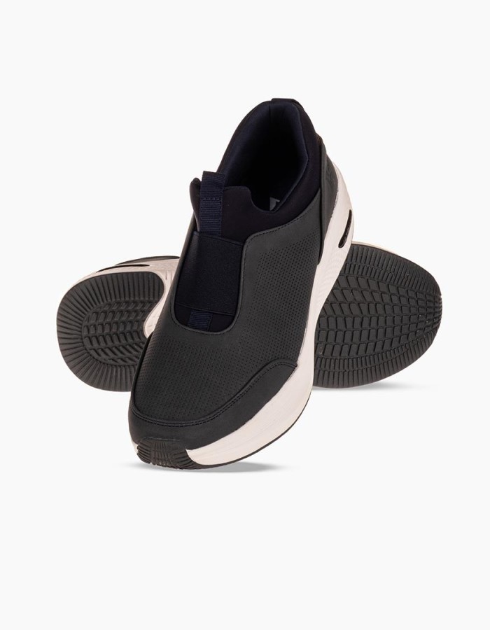 ZAK ανδρικό slip-on sneaker με εύκολη εφαρμογή χωρίς κορδόνια ΜΠΛΕ