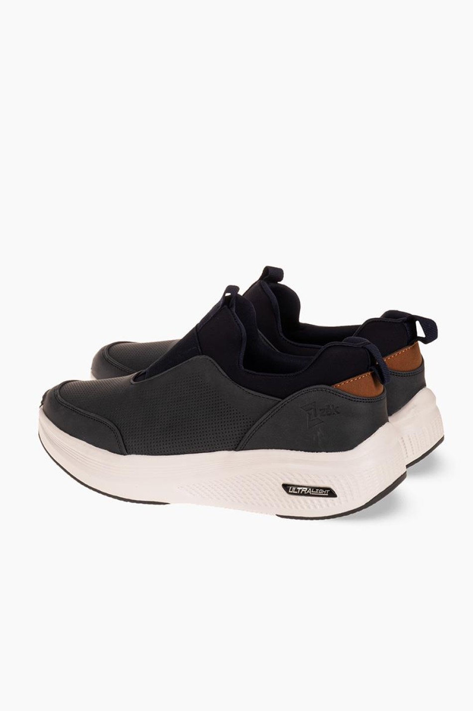 ZAK ανδρικό slip-on sneaker με εύκολη εφαρμογή χωρίς κορδόνια ΜΠΛΕ