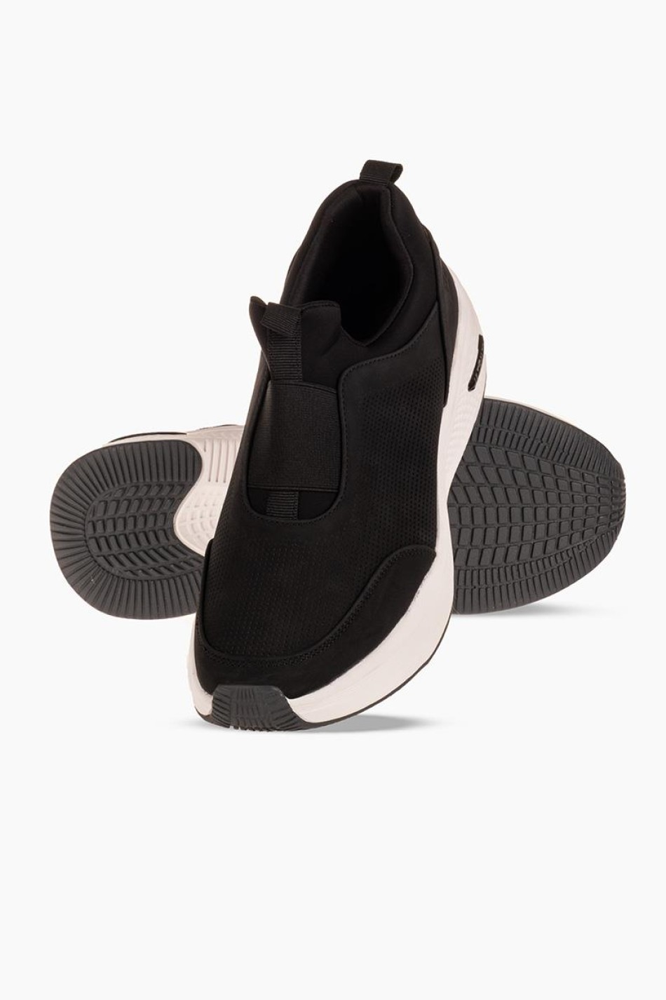ZAK ανδρικό slip-on sneaker με εύκολη εφαρμογή χωρίς κορδόνια ΜΑΥΡΟ