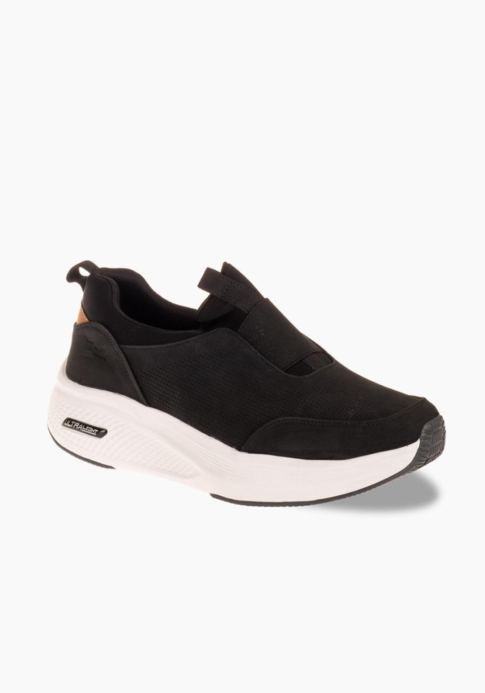 ZAK ανδρικό slip-on sneaker με εύκολη εφαρμογή χωρίς κορδόνια ΜΑΥΡΟ