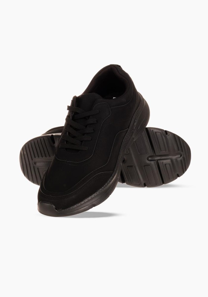 ZAK Ανδρικό sneaker σε μεγάλα μεγέθη ΜΑΥΡΟ