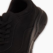 ZAK Ανδρικό sneaker σε μεγάλα μεγέθη ΜΑΥΡΟ