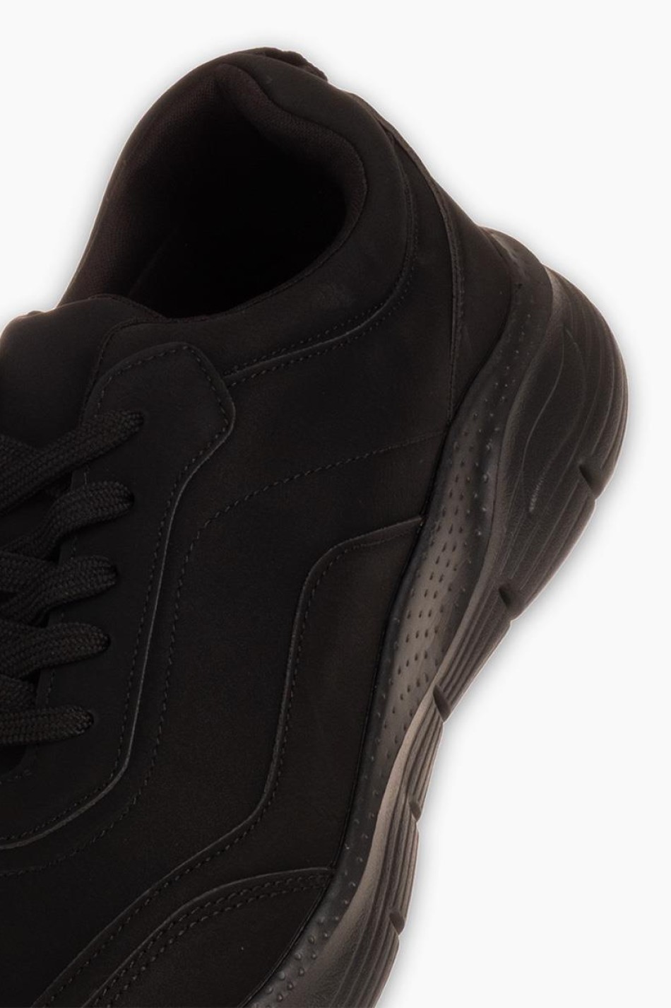 ZAK Ανδρικό sneaker σε μεγάλα μεγέθη ΜΑΥΡΟ