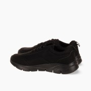 ZAK Ανδρικό sneaker σε μεγάλα μεγέθη ΜΑΥΡΟ