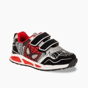 Sneakers για αγόρια με διπλό velcro και φωτάκια στη σόλα ΜΑΥΡΟ Sneakers για αγόρια με διπλό velcro και φωτάκια στη σόλα ΜΑΥΡΟ