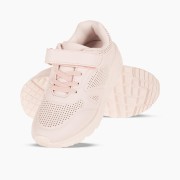Sneakers για κορίτσια με κούμπωμα velcro και ελαστικά κορδόνια ΡΟΖ Sneakers για κορίτσια με κούμπωμα velcro και ελαστικά κορδόνια ΡΟΖ