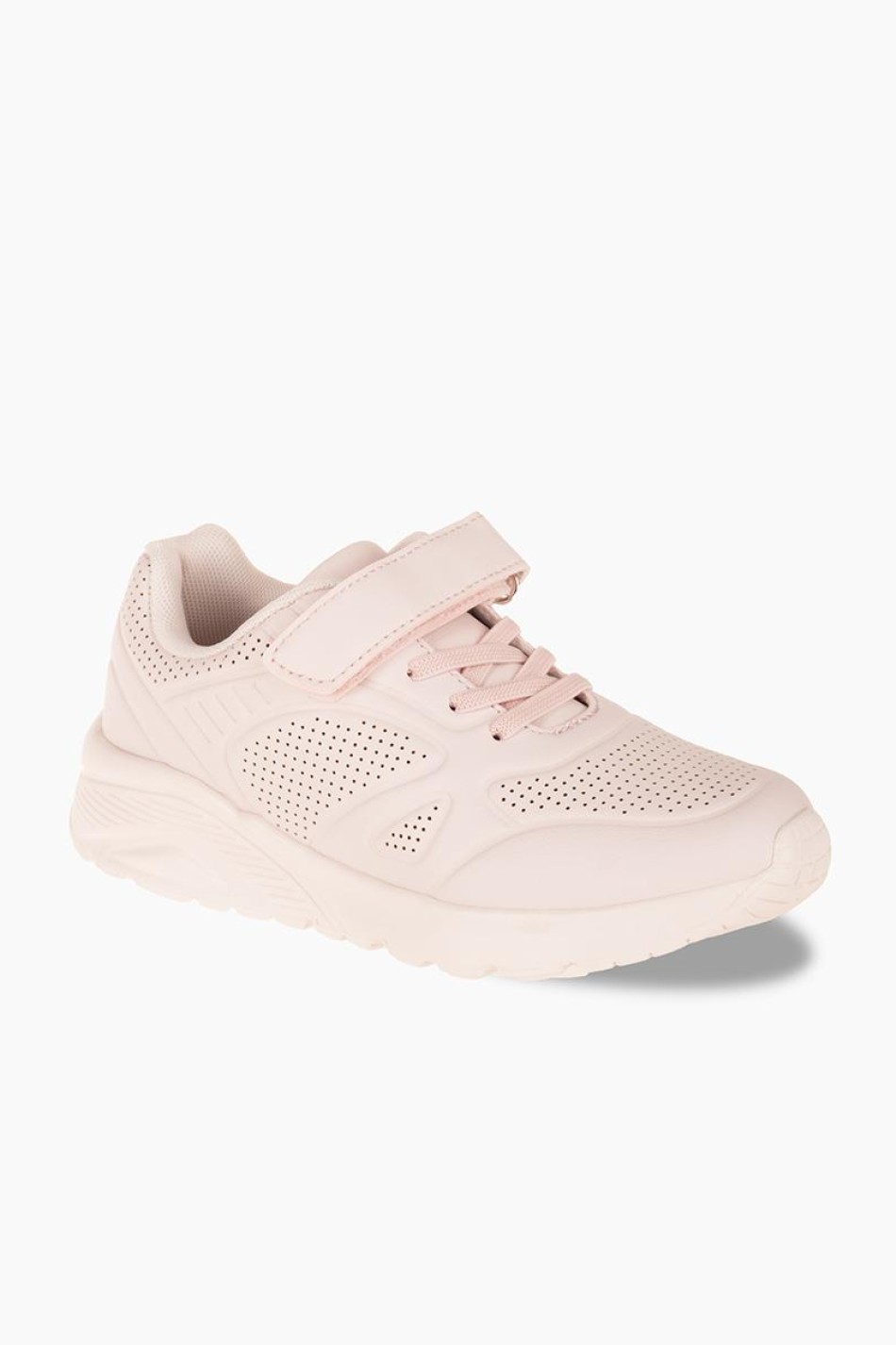 Sneakers για κορίτσια με κούμπωμα velcro και ελαστικά κορδόνια ΡΟΖ Sneakers για κορίτσια με κούμπωμα velcro και ελαστικά κορδόνια ΡΟΖ