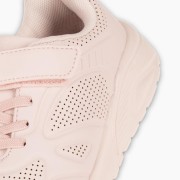 Sneakers για κορίτσια με κούμπωμα velcro και ελαστικά κορδόνια ΡΟΖ Sneakers για κορίτσια με κούμπωμα velcro και ελαστικά κορδόνια ΡΟΖ