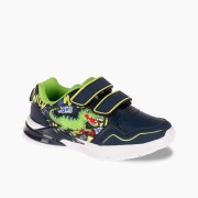 Sneaker για αγόρια με διπλό velcro και σχέδιο δεινόσαυρο ΜΠΛΕ Sneaker για αγόρια με διπλό velcro και σχέδιο δεινόσαυρο ΜΠΛΕ