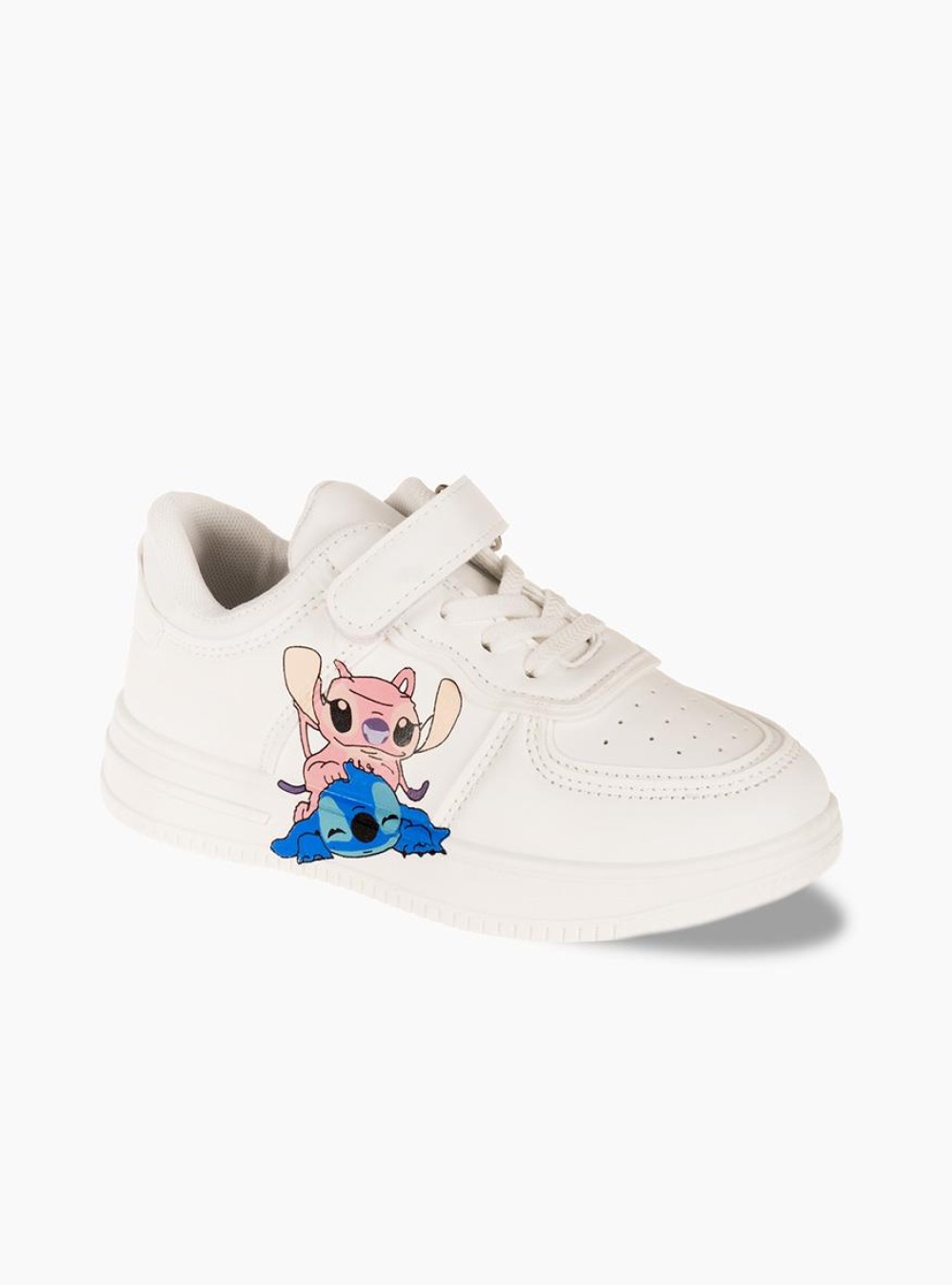 Sneakers για κορίτσι με σχέδιο lilo and stitch ΑΣΠΡΟ
