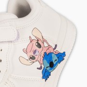 Sneakers για κορίτσι με σχέδιο lilo and stitch ΑΣΠΡΟ Sneakers για κορίτσι με σχέδιο lilo and stitch ΑΣΠΡΟ