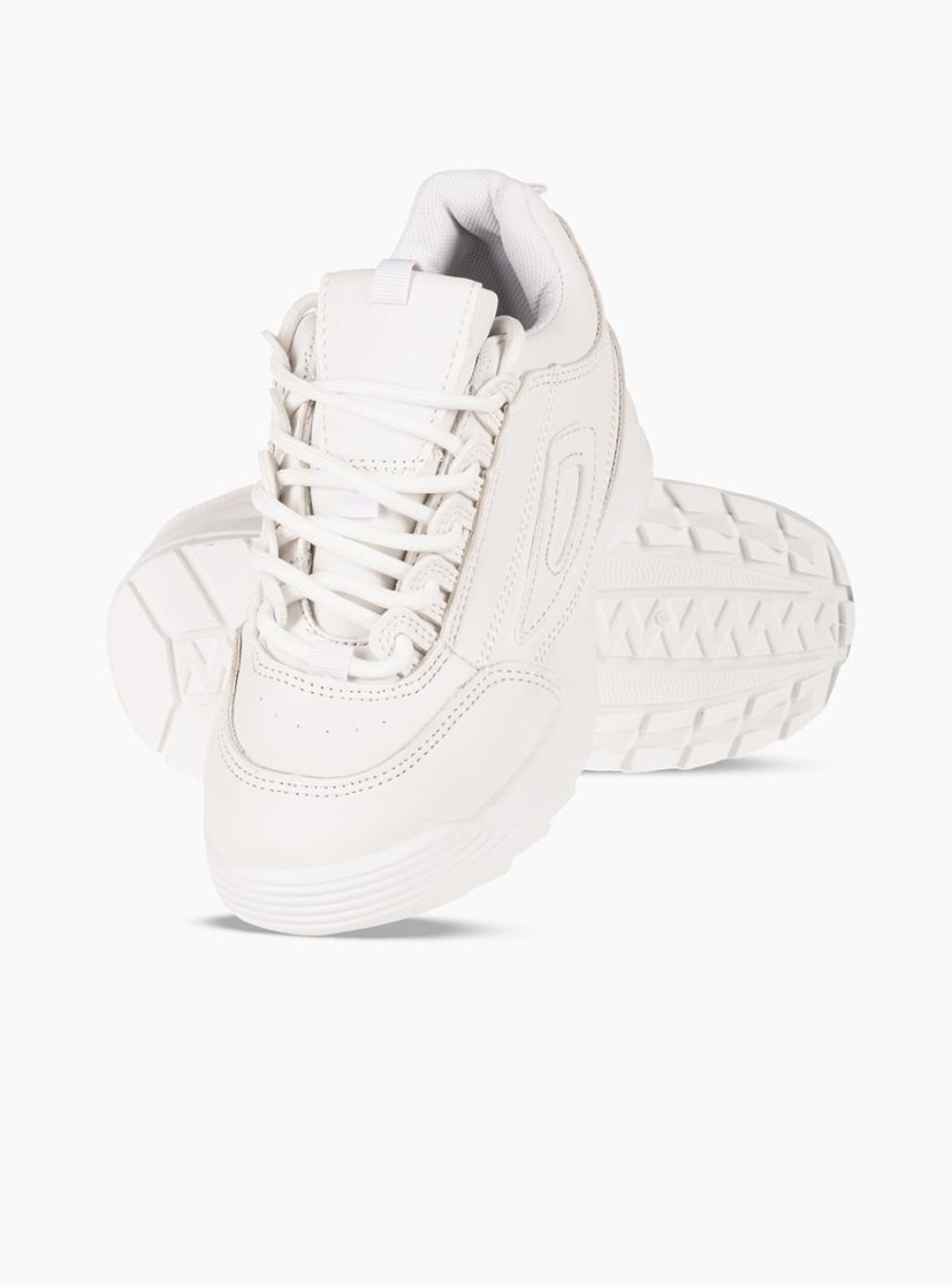 Sneakers για κορίτισα με tracksole ΑΣΠΡΟ Sneakers για κορίτισα με tracksole ΑΣΠΡΟ
