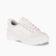 Sneakers για κορίτισα με tracksole ΑΣΠΡΟ Sneakers για κορίτισα με tracksole ΑΣΠΡΟ