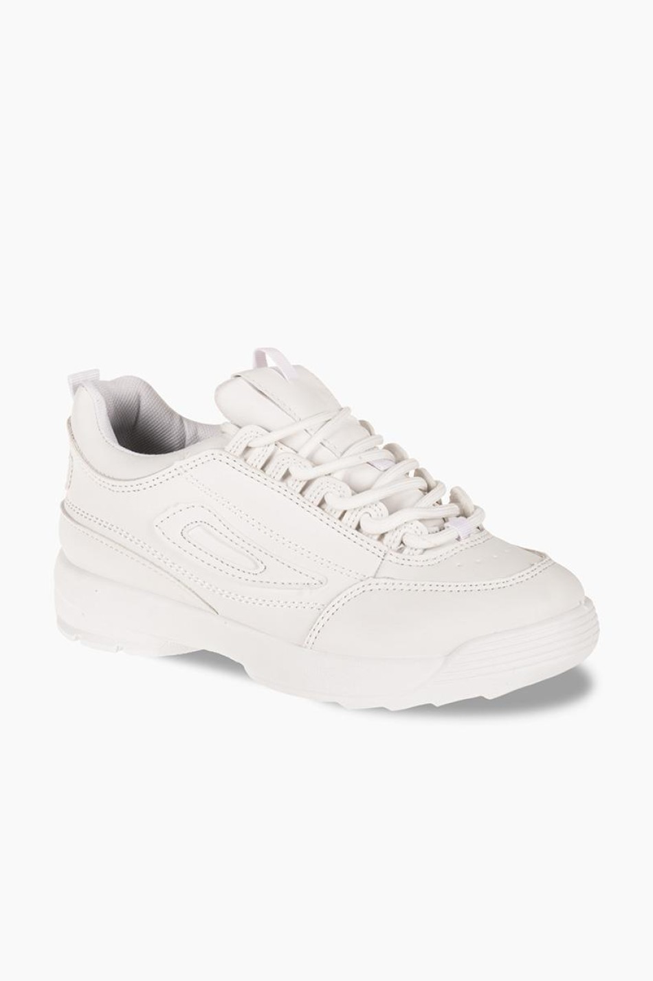 Sneakers για κορίτισα με tracksole ΑΣΠΡΟ Sneakers για κορίτισα με tracksole ΑΣΠΡΟ