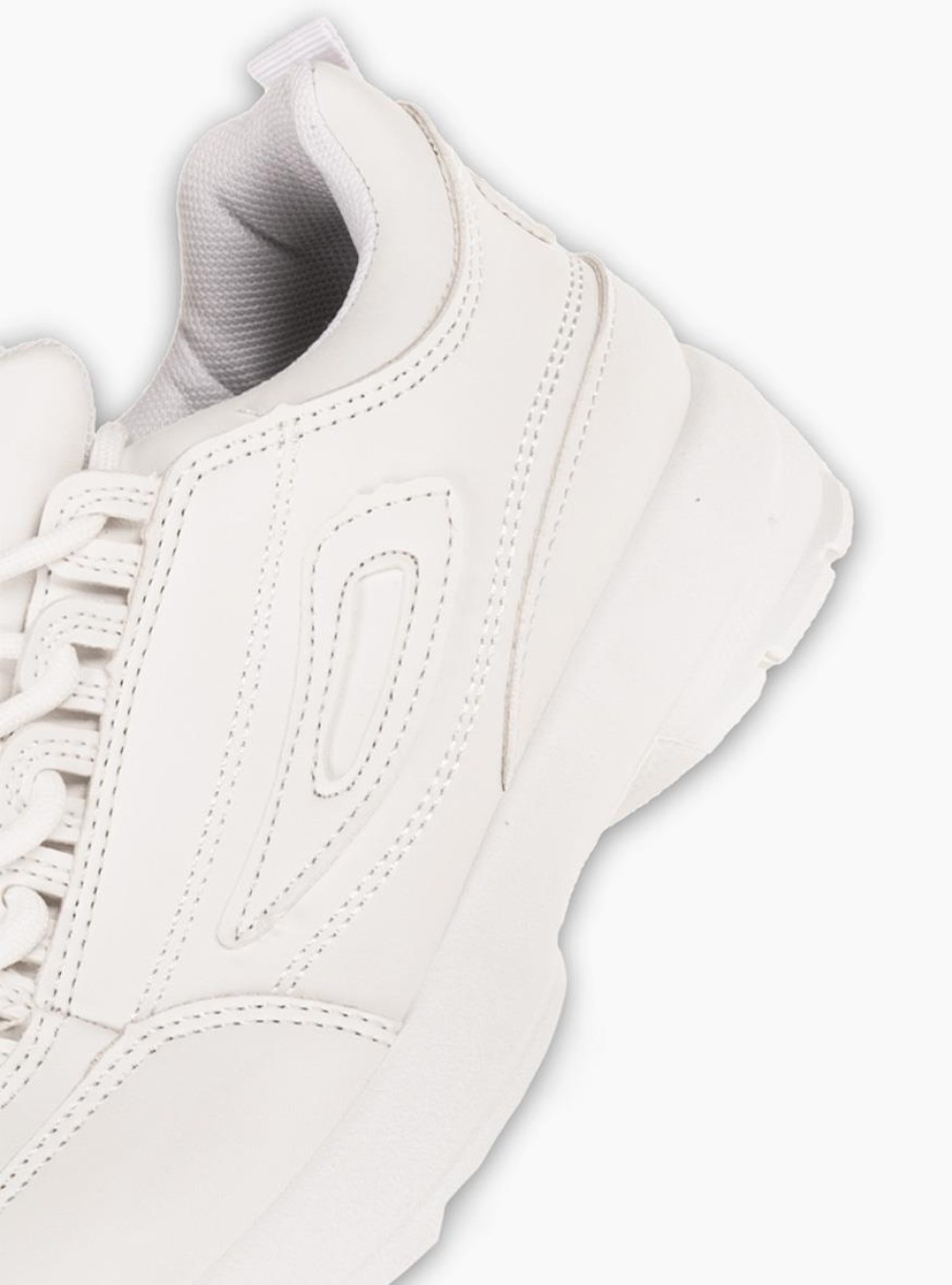 Sneakers για κορίτισα με tracksole ΑΣΠΡΟ Sneakers για κορίτισα με tracksole ΑΣΠΡΟ