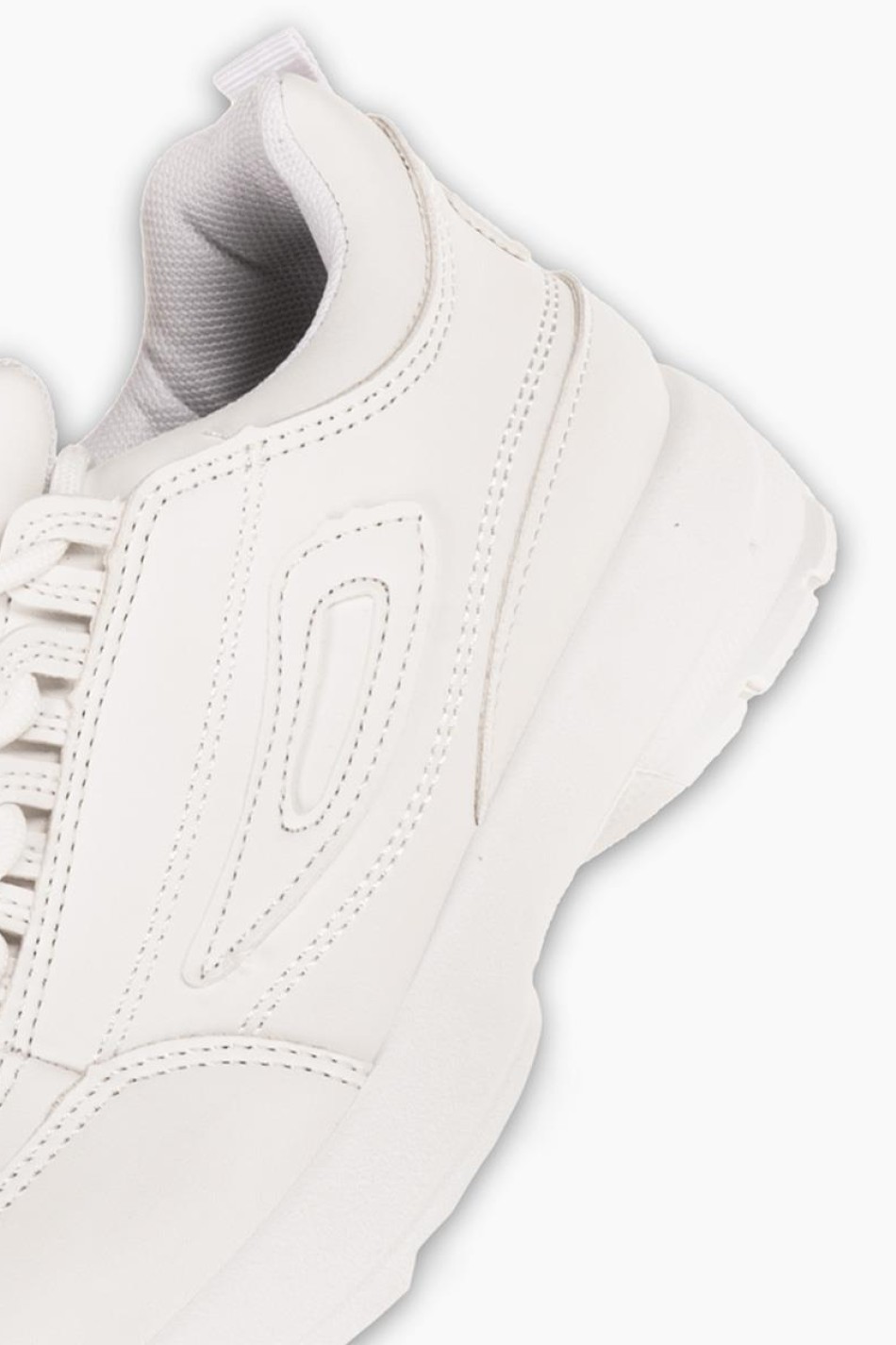Sneakers για κορίτισα με tracksole ΑΣΠΡΟ Sneakers για κορίτισα με tracksole ΑΣΠΡΟ