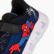 Αθλητικά για αγόρι spiderman με κούμπωμα velcro και φωτάκια στη σόλα ΜΠΛΕ Αθλητικά για αγόρι spiderman με κούμπωμα velcro και φωτάκια στη σόλα ΜΠΛΕ