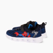 Αθλητικά για αγόρι spiderman με κούμπωμα velcro και φωτάκια στη σόλα ΜΠΛΕ Αθλητικά για αγόρι spiderman με κούμπωμα velcro και φωτάκια στη σόλα ΜΠΛΕ