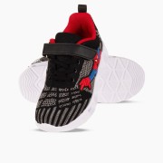Αθλητικά για αγόρι spiderman με κούμπωμα velcro και φωτάκια στη σόλα ΜΑΥΡΟ/ΓΚΡΙ Αθλητικά για αγόρι spiderman με κούμπωμα velcro και φωτάκια στη σόλα ΜΑΥΡΟ/ΓΚΡΙ