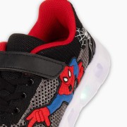 Αθλητικά για αγόρι spiderman με κούμπωμα velcro και φωτάκια στη σόλα ΜΑΥΡΟ/ΓΚΡΙ Αθλητικά για αγόρι spiderman με κούμπωμα velcro και φωτάκια στη σόλα ΜΑΥΡΟ/ΓΚΡΙ