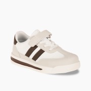 Sneakers για αγόρια με velcro και διπλή ρίγα στο πλάι ΓΚΡΙ Sneakers για αγόρια με velcro και διπλή ρίγα στο πλάι ΓΚΡΙ