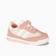 Sneakers για κορίτσια με velcro και ελαστικά κορδόνια ΡΟΖ Sneakers για κορίτσια με velcro και ελαστικά κορδόνια ΡΟΖ