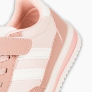 Sneakers για κορίτσια με velcro και ελαστικά κορδόνια ΡΟΖ Sneakers για κορίτσια με velcro και ελαστικά κορδόνια ΡΟΖ